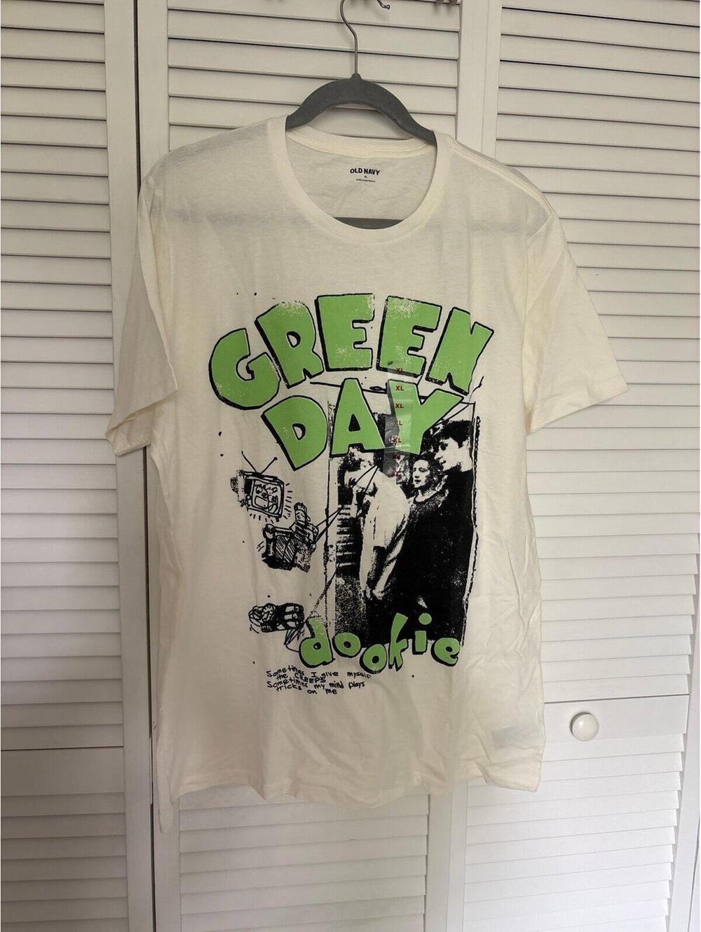 Green Day men’s graphic band tee size XL